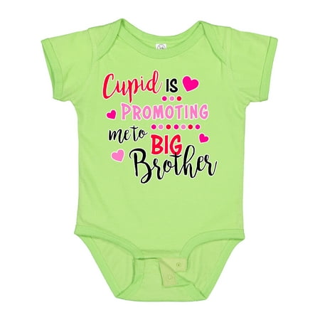Inktastic Cupid is Promoting Me to Big Brother Gift Baby Boy Bodysuit