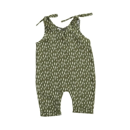 Canrulo Infant Baby Girl One Piece Jumpsuit Romper Strap Sleeveless Backless Bodysuit Overalls Summer Outfits Green 18-24 Months
Canrulo Infant Baby Girl One Piece Jumpsuit Romper Strap Sleeveless Backless Bodysuit Overalls Summer Outfits Green 18-24 Months