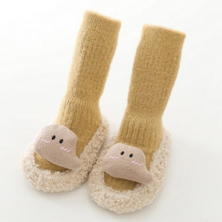 Cathalem Slip on Toddler Autumn And Winter Children Toddler Boys And Girls Socks Shoes Non Slip Soft Plush Shoes for Kids Boys Yellow 6 Months
Cathalem Slip on Toddler Autumn And Winter Children Toddler Boys And Girls Socks Shoes Non Slip Soft Plush Shoes for Kids Boys Yellow 6 Months