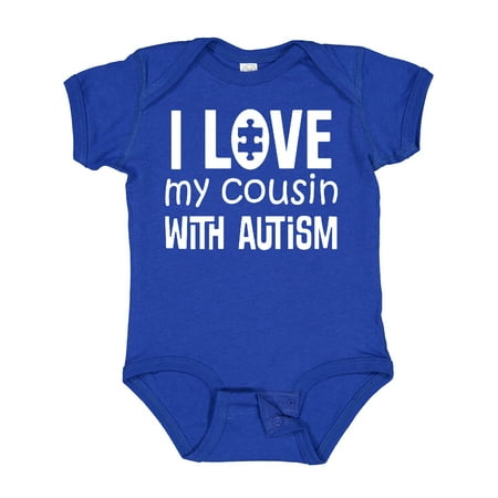 Inktastic Autism Awareness I Love My Cousin Gift Baby Boy or Baby Girl Bodysuit