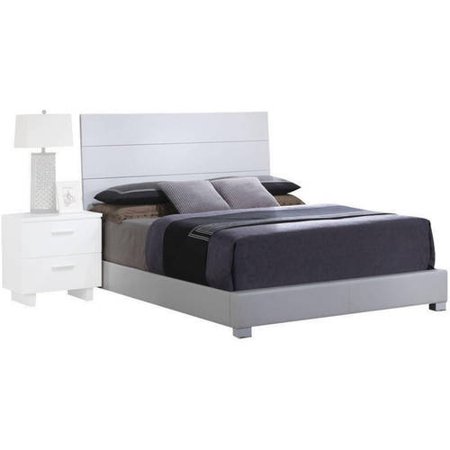 Acme Lorimar King Bed, White