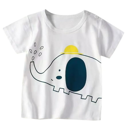 EUMODR Long Shirt Tall Undershirts Children Kids Toddler Baby Boys Girls Cute Cartoon Animals Short Sleeve Blouse Top T Shirt Outfits Clothes
EUMODR Long Shirt Tall Undershirts Children Kids Toddler Baby Boys Girls Cute Cartoon Animals Short Sleeve Blouse Top T Shirt Outfits Clothes