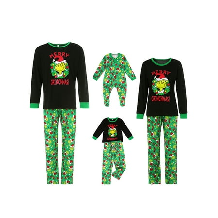 Diconna Christmas Pajamas for Family Green Xmas Pjs Set Holiday Elk Printed Pajamas Monster for Women Men Baby Kids Jammies
Diconna Christmas Pajamas for Family Green Xmas Pjs Set Holiday Elk Printed Pajamas Monster for Women Men Baby Kids Jammies