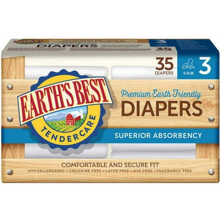 Earths Best - Diapers, Size 2, 40 count