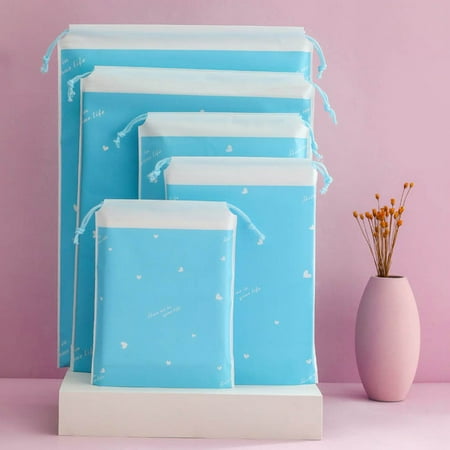 NIUREDLTD Drawstring Pocket Travel Packing Shoes Storage Drawstring Face Towel Bag PE Scrub Cute Packaging Bag
NIUREDLTD Drawstring Pocket Travel Packing Shoes Storage Drawstring Face Towel Bag PE Scrub Cute Packaging Bag