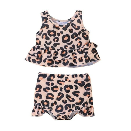 Toddler Swimsuit Girl Ruffle Butts Size 80 For 18 Months-24 Months Summer Sleeveless Leopard Printed Ruffles Two Piece Bikini Swimwear Girls Bathing Suits High Waisted
Toddler Swimsuit Girl Ruffle Butts Size 80 For 18 Months-24 Months Summer Sleeveless Leopard Printed Ruffles Two Piece Bikini Swimwear Girls Bathing Suits High Waisted