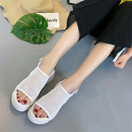 Womens Fashion Breathable Sandals Casual Sponge Cake Bottom Fish Mouth Sandals Summer Open Toe Slide Sandals Comfortable Flats Flip-Flops Sandal Casual Platforms Wedge Sandals Heeled Sandals A37265
Womens Fashion Breathable Sandals Casual Sponge Cake Bottom Fish Mouth Sandals Summer Open Toe Slide Sandals Comfortable Flats Flip-Flops Sandal Casual Platforms Wedge Sandals Heeled Sandals A37265