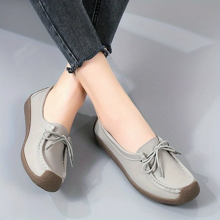 Lightweight & Comfortable Shoes Women s Solid Color Lace Up Faux Flat Shoes Casual Leather Shoes
Lightweight & Comfortable Shoes Women s Solid Color Lace Up Faux Flat Shoes Casual Leather Shoes