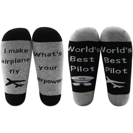 Pilot Gifts Aviation Themed Crew Socks I Make Airplane Fly What’s Your Superpower Pilot Socks for Men (Aviation Themed Socks Mid Calf)
Pilot Gifts Aviation Themed Crew Socks I Make Airplane Fly What’s Your Superpower Pilot Socks for Men (Aviation Themed Socks Mid Calf)
