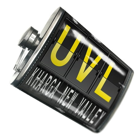 NEONBLOND Flask UVL Airport Code for Kharga - New Valley