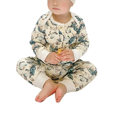 Glonme Long Sleeve Bodysuit Newborn Cute Travel Jumpsuit Casual Buttons Playsuit Butterfly Flower 80cm
Glonme Long Sleeve Bodysuit Newborn Cute Travel Jumpsuit Casual Buttons Playsuit Butterfly Flower 80cm