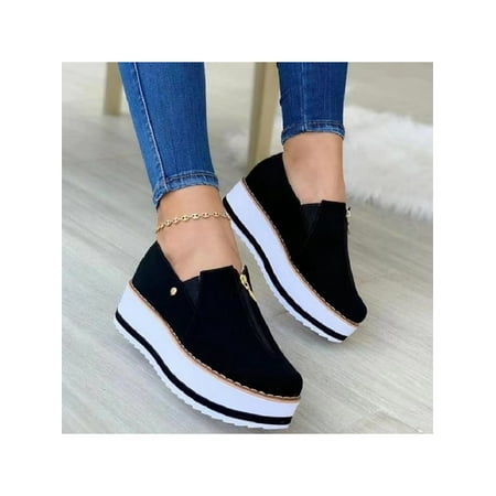 Zodanni Women s Durable Closed Toe Shoes Ladies Outdoor Breathable Wedges Casual Loafers
Zodanni Women s Durable Closed Toe Shoes Ladies Outdoor Breathable Wedges Casual Loafers