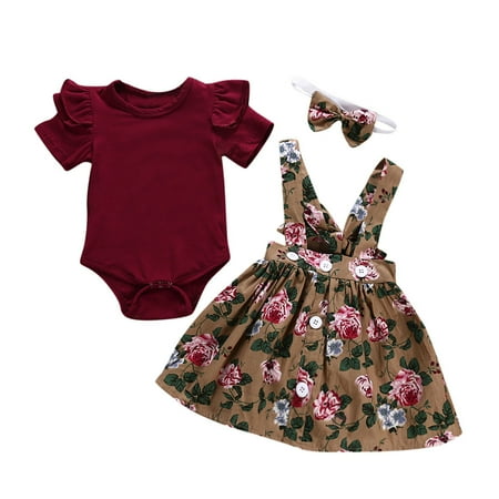 Skirt Baby Kids Toddler Girls 3Pcs Outfits +Headband+Romper Overalls Girls Outfits&Set
Skirt Baby Kids Toddler Girls 3Pcs Outfits +Headband+Romper Overalls Girls Outfits&Set