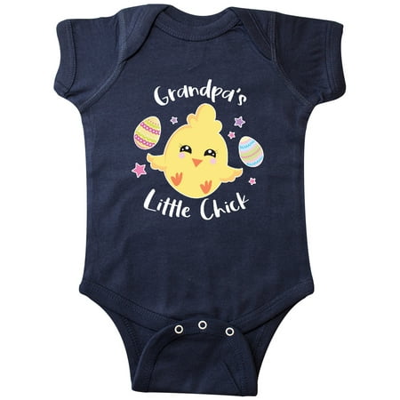Inktastic Happy Easter Grandpa s Little Chick Gift Baby Girl Bodysuit