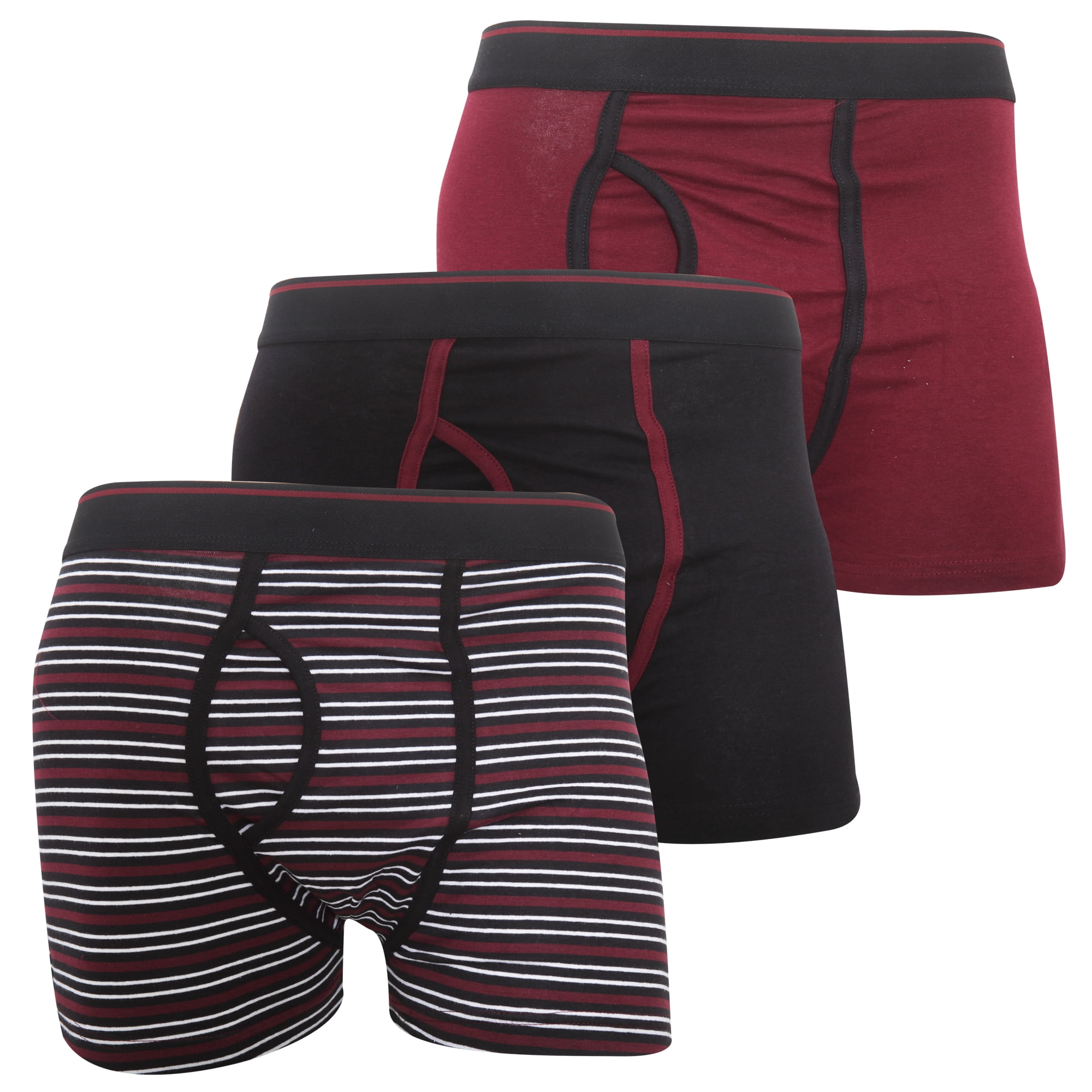Jockey Mens Classic Cotton Rib Y-Front Midway Long Boxer Brief Short Trunk S-4XL