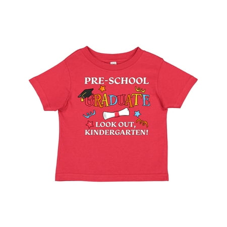 Inktastic Pre-School Graduate Look Out Kindergarten! Gift Toddler Boy or Toddler Girl T-Shirt
Inktastic Pre-School Graduate Look Out Kindergarten! Gift Toddler Boy or Toddler Girl T-Shirt