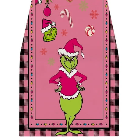 BUYHO The Grinch Decorations For Christmas Grinchmas Table Runner Merry Christmas Whoville Winter Holiday Party Fireplace Kitchen Dining Room Home Decor
BUYHO The Grinch Decorations For Christmas Grinchmas Table Runner Merry Christmas Whoville Winter Holiday Party Fireplace Kitchen Dining Room Home Decor