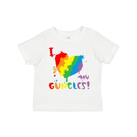 Inktastic Pride Heart Kid Finger Paint I Love My Guncles! Gift Toddler Boy or Toddler Girl T-Shirt
Inktastic Pride Heart Kid Finger Paint I Love My Guncles! Gift Toddler Boy or Toddler Girl T-Shirt