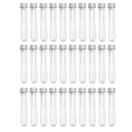 30 PCS Test Tubes 45Ml Plastic Test Tubes Single Test Tubes with Sample Storage Tube Transparent Tubes Set
30 PCS Test Tubes 45Ml Plastic Test Tubes Single Test Tubes with Sample Storage Tube Transparent Tubes Set