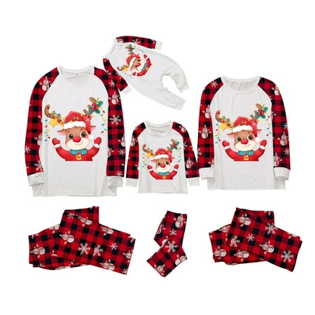Family Christmas Pjs Matching Sets Baby Christmas Matching Jammies for Adults and Kids Holiday Xmas Sleepwear Set
Family Christmas Pjs Matching Sets Baby Christmas Matching Jammies for Adults and Kids Holiday Xmas Sleepwear Set