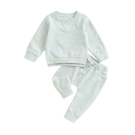 LLDYYDS Toddler Baby Boys Girls Clothes Solid Color Long Sleeve Pullover Sweatshirt Pants Set 2Pcs Fall Winter Outfit
LLDYYDS Toddler Baby Boys Girls Clothes Solid Color Long Sleeve Pullover Sweatshirt Pants Set 2Pcs Fall Winter Outfit