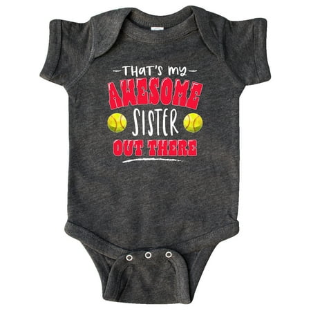 Inktastic That s My Awesome Sister Out There with Softballs Gift Baby Boy or Baby Girl Bodysuit
Inktastic That s My Awesome Sister Out There with Softballs Gift Baby Boy or Baby Girl Bodysuit