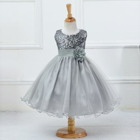 THE WILD Girls Dresses Elegant Tulle Tiered Flower Solid Color O-Neck Sleeveless Midi Prom Dress Gray
THE WILD Girls Dresses Elegant Tulle Tiered Flower Solid Color O-Neck Sleeveless Midi Prom Dress Gray
