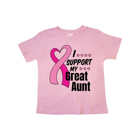 Inktastic Breast Cancer Awareness I Support My Great Aunt Pink Ribbon Gift Toddler Boy or Toddler Girl T-Shirt
Inktastic Breast Cancer Awareness I Support My Great Aunt Pink Ribbon Gift Toddler Boy or Toddler Girl T-Shirt
