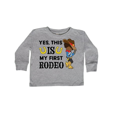 Inktastic Yes this IS my First Rodeo- cowboy in hat and boots Gift Toddler Boy Girl Long Sleeve T-Shirt
Inktastic Yes this IS my First Rodeo- cowboy in hat and boots Gift Toddler Boy Girl Long Sleeve T-Shirt