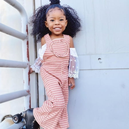 Sunisery Kids Baby Girl Sleeveless Jumpsuit Summer Casual Heart Plaid Ruffle Flared Rompers for Toddler
Sunisery Kids Baby Girl Sleeveless Jumpsuit Summer Casual Heart Plaid Ruffle Flared Rompers for Toddler