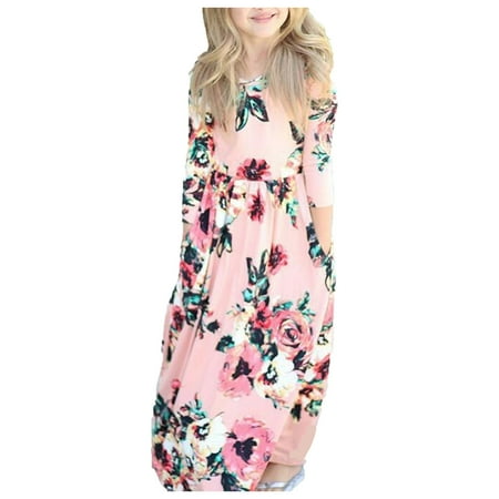 EHTMSAK Infant Baby Toddler Child Children Kids Dress for Girls Floral Fall Winter Dresses Long Sleeve Sundress Pink 2Y-8Y 90
EHTMSAK Infant Baby Toddler Child Children Kids Dress for Girls Floral Fall Winter Dresses Long Sleeve Sundress Pink 2Y-8Y 90
