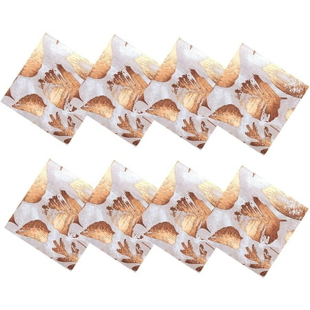 Foliage Contemporary Autumn and Thanksgiving Fabric Napkin Set Golden Leaf Print Soil Resistant No Iron Easy Care Napkins Set of 8 Fabric Napkins Taupe
Foliage Contemporary Autumn and Thanksgiving Fabric Napkin Set Golden Leaf Print Soil Resistant No Iron Easy Care Napkins Set of 8 Fabric Napkins Taupe
