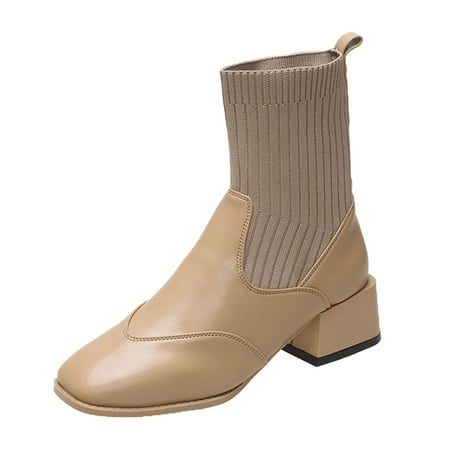 Qufokar Thigh High Leather Boots for Women Lace Boots for Women Fashion Autumn And Winter Women Ankle Boots Thick Heel Low Heel Square Toe Solid Color Sock Boots
Qufokar Thigh High Leather Boots for Women Lace Boots for Women Fashion Autumn And Winter Women Ankle Boots Thick Heel Low Heel Square Toe Solid Color Sock Boots