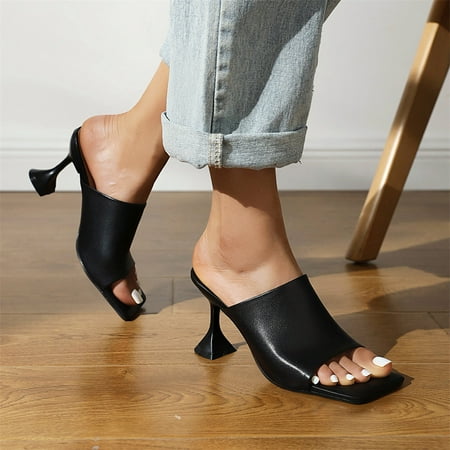 Summer Savings Clearance! Edvintorg 2022 Women Slippers Summer Outdoor Sandals Thick High Heels Slip On Flip Flops Elegant Solid Woman Slides
Summer Savings Clearance! Edvintorg 2022 Women Slippers Summer Outdoor Sandals Thick High Heels Slip On Flip Flops Elegant Solid Woman Slides