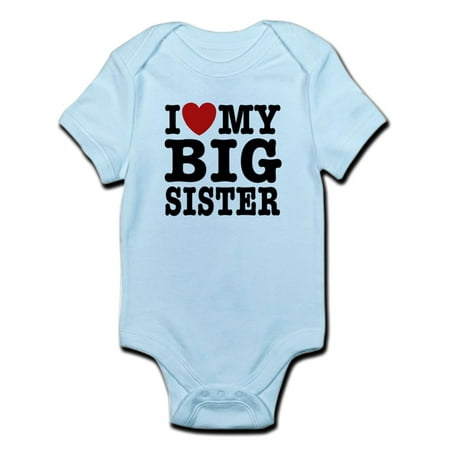 CafePress - I Love My Big Sister Infant Bodysuit - Baby Light Bodysuit 
CafePress - I Love My Big Sister Infant Bodysuit - Baby Light Bodysuit