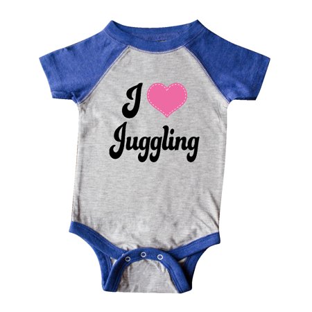 Inktastic I Love Juggling Gift Baby Girl Bodysuit 
Inktastic I Love Juggling Gift Baby Girl Bodysuit