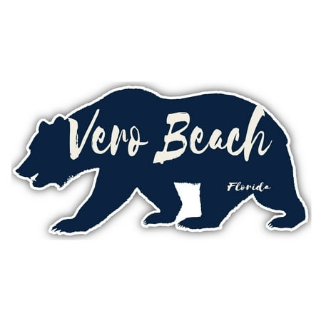 Vero Beach Florida Souvenir 3x1.5-Inch Fridge Magnet Bear Design
