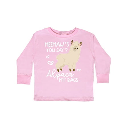 Inktastic Meemaw s You Say Alpaca My Bags Gift Toddler Boy or Toddler Girl Long Sleeve T-Shirt
Inktastic Meemaw s You Say Alpaca My Bags Gift Toddler Boy or Toddler Girl Long Sleeve T-Shirt