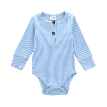 RPVATI Baby Unisex Bodysuit Solid Bodysuits Infant Long-Sleeve Cotton Summer Clothes
RPVATI Baby Unisex Bodysuit Solid Bodysuits Infant Long-Sleeve Cotton Summer Clothes