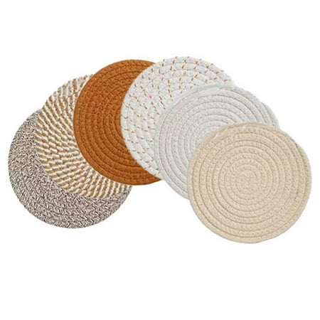 Flash Deals! Alofun Car Coasters Cotton Rope Woven Placemats Home Home Placemats Coasters Coffee Color 6 Pieces Kitchen Essentials
Flash Deals! Alofun Car Coasters Cotton Rope Woven Placemats Home Home Placemats Coasters Coffee Color 6 Pieces Kitchen Essentials