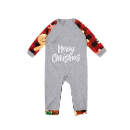 Christmas Family Holiday Pajamas Matching Printed Christmas Tops Pants Sleepwear XL Mom