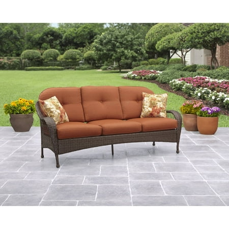 Better Homes and Gardens Azalea Ridge Outdoor Sofa, Seats 3