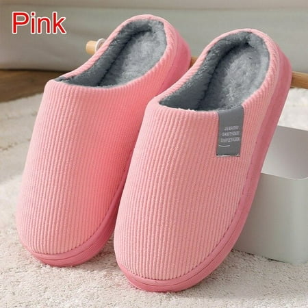 QWZNDZGR Autumn Winter Indoor Cotton Slippers With Fleece Warm Non-slip Soft Bottom Home Slides Women Stripes Shoes Classic Men Slippers
QWZNDZGR Autumn Winter Indoor Cotton Slippers With Fleece Warm Non-slip Soft Bottom Home Slides Women Stripes Shoes Classic Men Slippers