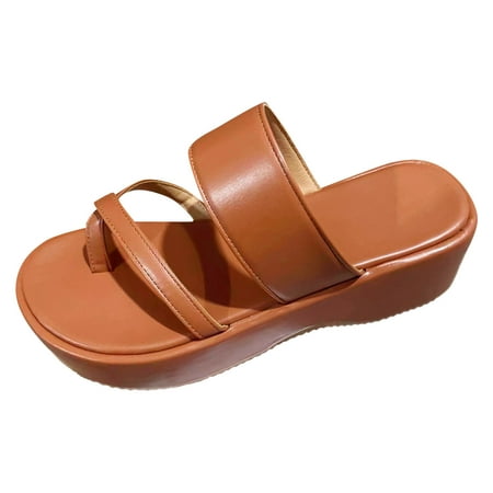 Youmylove Women Sandals Breathable Fashion Solid Color Simple Set Toe Slippers Wedge Heels Comfortable Non-Slip Shoes Summer Comfy Beach Outdoor Walking Footwear
Youmylove Women Sandals Breathable Fashion Solid Color Simple Set Toe Slippers Wedge Heels Comfortable Non-Slip Shoes Summer Comfy Beach Outdoor Walking Footwear
