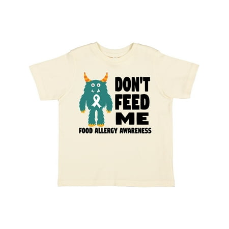 Inktastic Dont Feed Me with Monster Gift Toddler Boy or Toddler Girl T-Shirt
