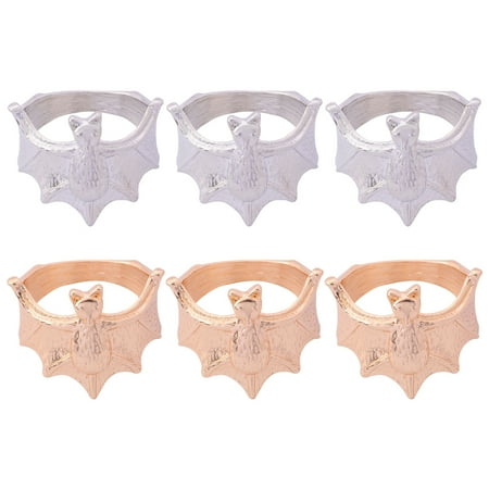 6pcs Halloween Bat Design Napkin Buckles Napkin Holders Napkin Decorations
6pcs Halloween Bat Design Napkin Buckles Napkin Holders Napkin Decorations