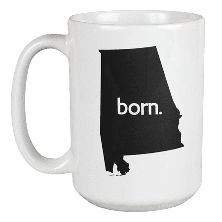 Alabama Born & AL USA State Map Outline US Citizen Coffee & Tea Mug Cup (15oz)
Alabama Born & AL USA State Map Outline US Citizen Coffee & Tea Mug Cup (15oz)