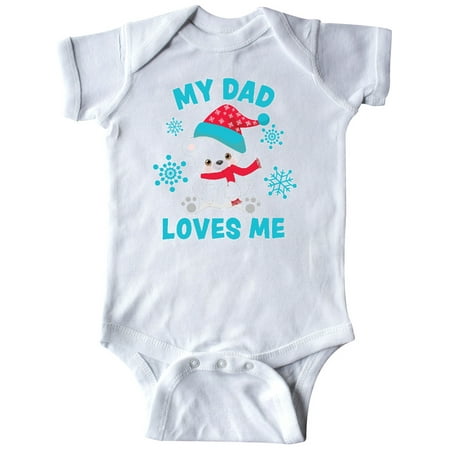 Inktastic Polar Bear My Dad Loves Me in Santa Hat with Snowflakes Gift Baby Boy or Baby Girl Bodysuit
Inktastic Polar Bear My Dad Loves Me in Santa Hat with Snowflakes Gift Baby Boy or Baby Girl Bodysuit