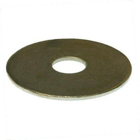 METALLICS - (100 Pack) 1/4 X 1 Steel Zinc Fender Washer
