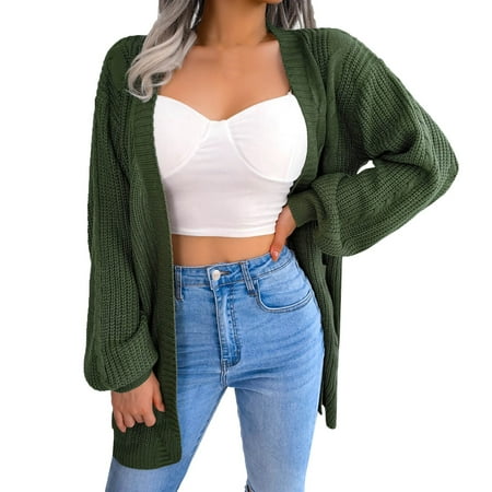 Qufokar Winter Jackets for Women Maternity Womens Sweaters And Jackets Women S Casual Long Sleeve Open Front Solid Color Knit Cardigan Sweater
Qufokar Winter Jackets for Women Maternity Womens Sweaters And Jackets Women S Casual Long Sleeve Open Front Solid Color Knit Cardigan Sweater